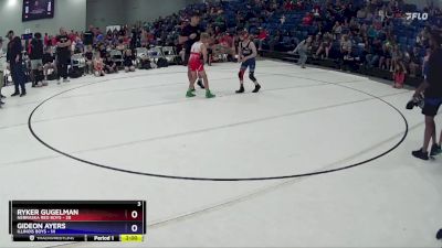 82 lbs Round 1 (4 Team) - Gideon Ayers, Illinois Boys vs Ryker Gugelman, Nebraska Red Boys