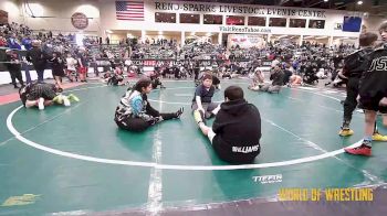 70 lbs Consi Of 8 #1 - Mason Sandness, Ravage Wrestling Club vs Nox O`Brien, Wasatch Wrestling Club