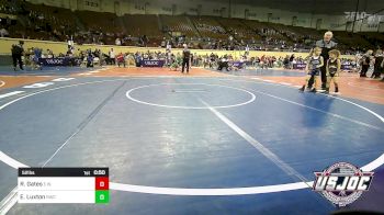 52 lbs Quarterfinal - Riott Gates, Elgin Wrestling vs Everett Luxton, Bartlesville Wrestling Club