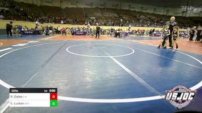 52 lbs Quarterfinal - Riott Gates, Elgin Wrestling vs Everett Luxton, Bartlesville Wrestling Club