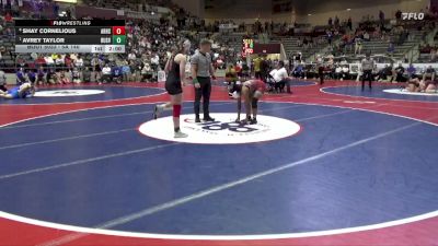 5A 140 lbs Quarterfinal - Avrey Taylor, Russellville vs Shay Cornelious, Arkansas High School