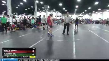 120 lbs Round 1 (8 Team) - Gino Schinina, Scorpions vs Will119.0 Etu, Vougar`s Honors