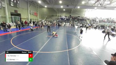 49 lbs Semifinal - Carter Gomez, Top Of The Rock vs Gavin Hancey, Fremont Wrestling Club