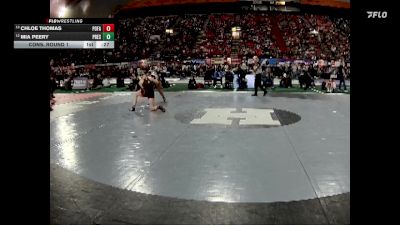 G 145 lbs Cons. Round 1 - Mia Peery, Preston vs Chloe Thomas, Post Falls