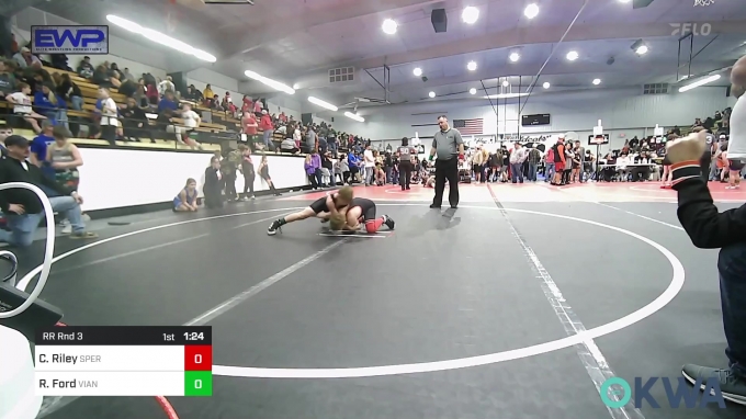 100 lbs Rr Rnd 3 - Carson Riley, Sperry Wrestling Club vs Rocky Ford ...