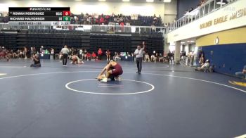 165 lbs Quarterfinal - Richard Halvorson, Sierra College vs Roman Rodriguez, Mt. San Antonio College