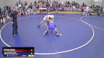 144 lbs Semifinal - Ethan Stock, All-Phase Wrestling vs Giovanni Silva, Peninsula Wrestling Club