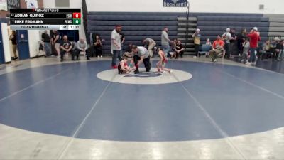 40 lbs Quarterfinal - Adrian Quiroz, 208 Spartan WC vs Luke Erdmann, 208 Badgers Wrestling Club