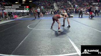 115 lbs Quarterfinal - Kelton Doucet, Kansas YG vs Brayden Browning, OZ Trojan