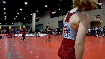 120 lbs Quarterfinals (8 Team) - Alana Garner, AR- 15 Pink vs Reagan Hatch, Patriot WC- White