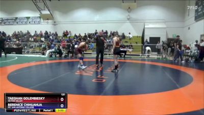 131 lbs Champ. Round 1 - Berenice Chihuahua, Mt. San Antonio College vs Taeghan Golembiesky, Victor Valley
