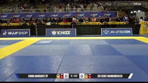 Zoe Renee Wannemuehler vs Danna Margaret Dy 2026 Pan Jiu Jitsu IBJJF Championship