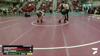 220 lbs Quarterfinal - Carter Bennett, Forest Grove vs Collin Gadbois, Century