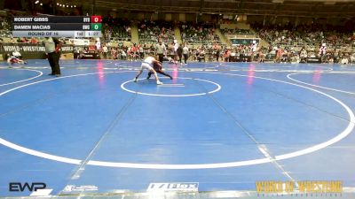 73 lbs Round Of 16 - Robert Gibbs, Backyard Brawlers vs Damen Macias, Berryhill Wrestling Club