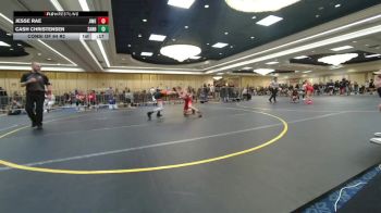 120 lbs Consi Of 64 #2 - Jesse Rae, Jimenez Trained Academy vs Cash Christensen, Sanderson Wr Ac