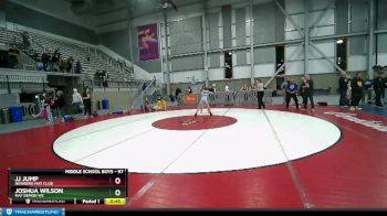 97 lbs 5th Place Match - Joshua Wilson, Mat Demon WC vs Jj Jump, Newberg Mat Club