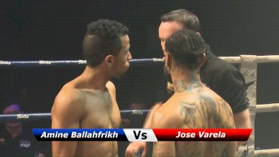 Amine Ballahfrikh vs Jose Varela Lion Fight 39 Replay