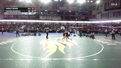 125 lbs 7th Place Match - Nataly DeLira, Caldwell vs Mayzie Beardall, Eagle
