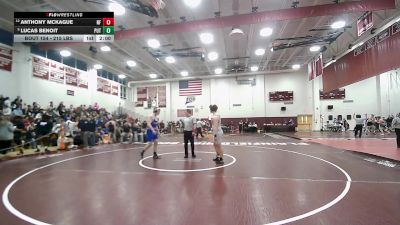 215 lbs Round Of 16 - Anthony Mckague, New Fairfield vs Lucas Benoit, Putnam