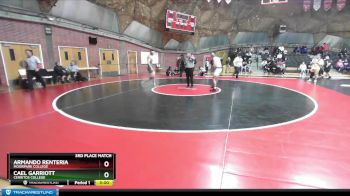 165 lbs 3rd Place Match - Cael Garriott, Cerritos College vs Armando Renteria, Moorpark College