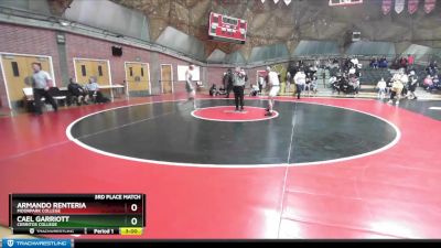 165 lbs 3rd Place Match - Cael Garriott, Cerritos College vs Armando Renteria, Moorpark College