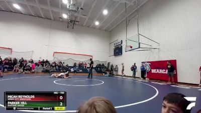 110 lbs Round 1 - Micah Reynolds, Windy City Wrestlers vs Parker Hill, Eastside United