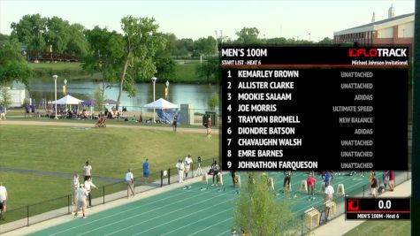 Men's 100m, Heat 6 - Trayvon Bromell season opener