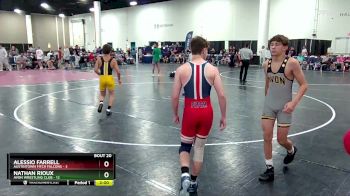 126 lbs Round 4 (10 Team) - Alessio Farrell, Austintown Fitch Falcons vs Nathan Rioux, Avon Wrestling Club