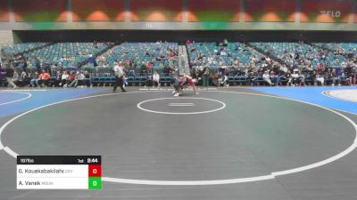 197 lbs Quarterfinal - Garavous Kouekabakilaho, Grand View vs Austin Vanek, Montana-Northern