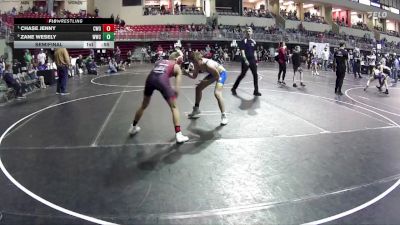140 lbs Semifinal - Chase Jenny, CWO vs Zane Wesely, Wahoo Wrestling Club