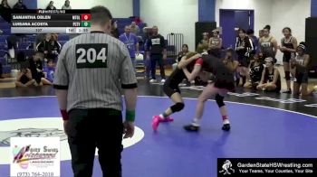 107 lbs Round 3 (4 Team) - Luisana Acosta, Passaic Co Tech-Voc vs Samantha Oblen, Mount Olive/Randolph