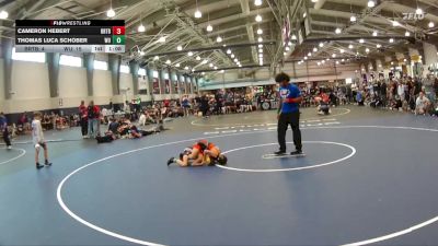70 lbs Round 2 (4 Team) - Cameron Hebert, Baton Rouge Training Center - (B) vs Thomas Luca Schober, Warrior Up