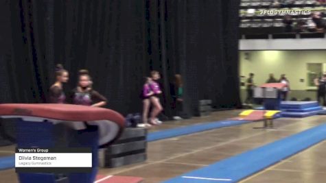 Olivia Stegeman - Women's Group, Legacy Gymnastics - 2021 Women's Xcel Region 4 Championships