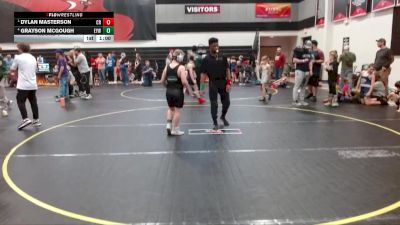 115 lbs Round 3 - Dylan Masterson, Carolina Reapers vs Grayson McGough, Summerville Takedown