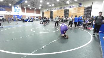 285 lbs Champ. Round 1 - Noah Lopez, South Hills Hs vs Marc Mata, Tokay