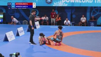 61 kg 1/4 Final - Nikoloz Khvedelidze, Georgia vs Moses Mendoza Garza, Mexico
