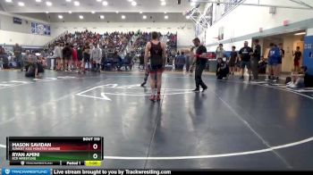 126 lbs Champ. Round 2 - Ryan Amini, ECR Wrestling vs Mason Savidan, Sunkist Kids Monster Garage