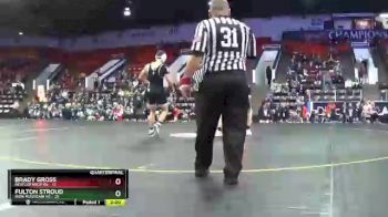 171 lbs Quarterfinals (8 Team) - Brady Gross, New Lothrop HS vs Fulton Stroud, Iron Mountain HS