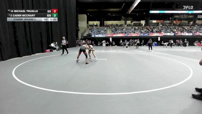 141 lbs Champ. Round 2 - 15 Michael Trujillo, Arizona Christian vs 2 Caden McCrary, Reinhardt