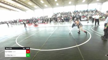 100 lbs Semifinal - Benjamin Fisher, Hurricane Wr Ac vs Vincent Murray, Colorado Bad Boys