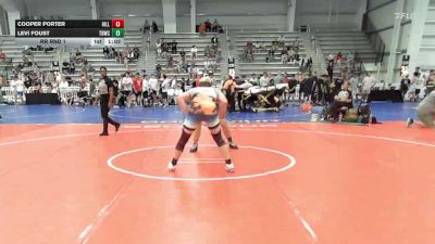 170 lbs Rr Rnd 1 - Cooper Porter, Hillbilly Hammers - HSB vs Levi Foust, TDWC Maniacs Grey - HSB