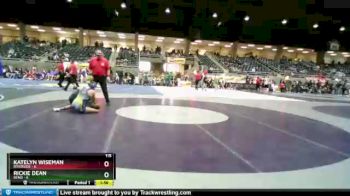 115 lbs Round 2 (4 Team) - Rickie Dean, Bend vs Katelyn Wiseman, Riverside