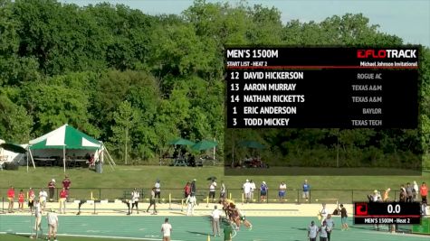 Men's 1500m, Heat 2