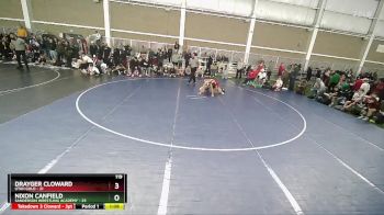 119 lbs Round 1 (4 Team) - Drayger Cloward, Utah Gold vs Nixon Canfield, Sanderson Wrestling Academy