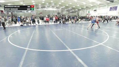 215 lbs Cons. Quarters - Brody Buzzard, Oregon Boys Wrestling National Team vs McGregor Miller, Team Idaho Wrestling Club