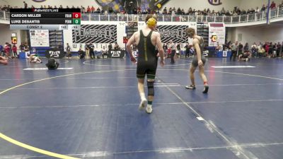 127 lbs Consy 2 - Carson Miller, Frank Cox-VA vs Luke DeSantis, Penn Trafford