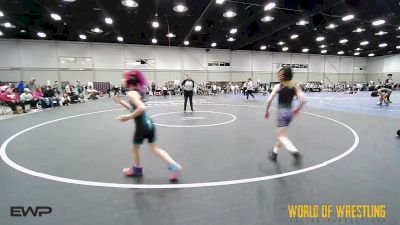 60 lbs Final - Evie Dale Arrington, Aztec Lady Warriors K-6 vs Axl Ellsbury, Mat Warriors K-6