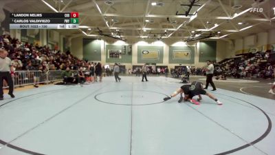 150 lbs Semifinal - Carlos Valdiviezo, Poway vs Landon Nelms, Carlsbad