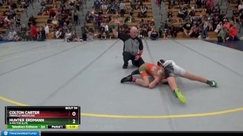 95 lbs Quarterfinal - Hunter Erdmann, X-Factor Elite vs Colton Carter, PINnacle Wrestling