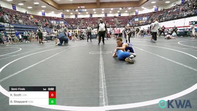 Semifinal - Kason Scott, Lions Wrestling Academy vs Bradford Sheppard, Noble Takedown Club